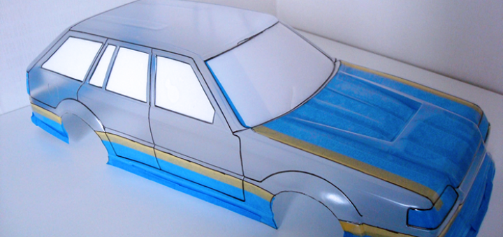 Painting Lexan Bodies – part 2 (Masking) - RC Culture