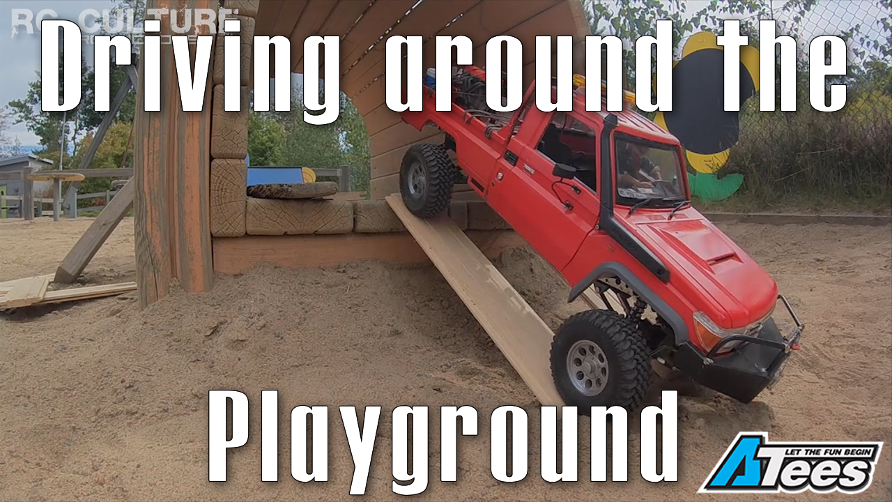 Driving at the playground